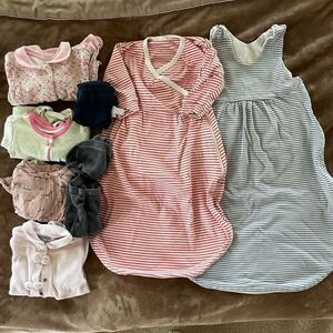 Exclusive Lot of 6 Baby Girl Winter Clothes Size 3-6 Months